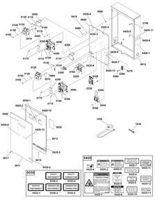 Transfer Switch Diagram and Parts List for 071058-01  Briggs and Stratton Generator